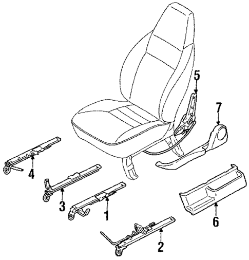 Tracks & Components for 1997 Suzuki Sidekick #0