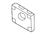 4M8919267B - Body: Grille Mount Bracket for Audi Image