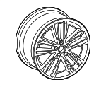 4K8601025AN - : Wheel, Alloy for Audi: A7 Sportback, S7 Sportback Image
