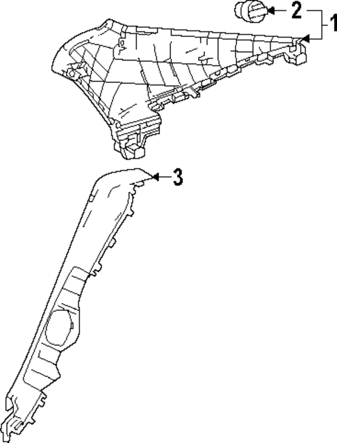 Interior Trim - Quarter Panels for 2025 Toyota Prius #0