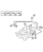 5127438AA - Air Conditioning &amp; Heater: Plug for Chrysler: Crossfire Image