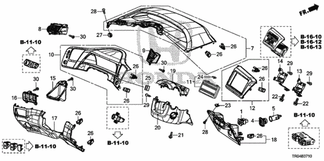 Instrument Panel Garnish (Driver Side) for 2012 Honda Civic #0