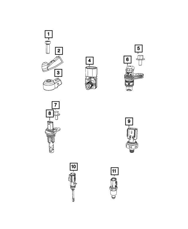 5038851AC - Electrical: Air Pressure Sensor for Mopar Image