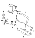 4441717020 - : Return Tube for Toyota: MR2 Image