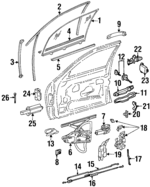 48201842 - : Window Motor for Mercedes-Benz Image