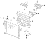 5143022AA - Cooling System: Shroud for Jeep: Liberty Image