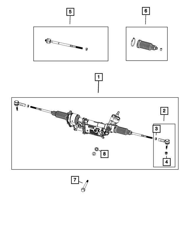 6510880AA - Steering: Hex Flange Head Screw for Mopar Image image