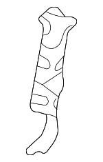 60433SHJA00ZZ - Body: Side Support for Honda: Odyssey Image