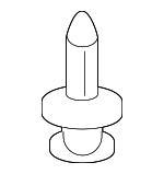 91501S04003 - Body: Splash Shield Clip for Honda: Accord, Accord Crosstour, Civic, Civic del Sol, CR-V, CR-Z, Crosstour, Element, Fit, Insight, Odyssey, Passport, Pilot, Prelude, Ridgeline, S2000 Image