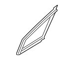 61284FN010 - : Glass Weather-Strip for Subaru Image