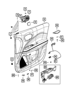 6XP84TX7AC - : Power Window Switch, Left for Mopar Image