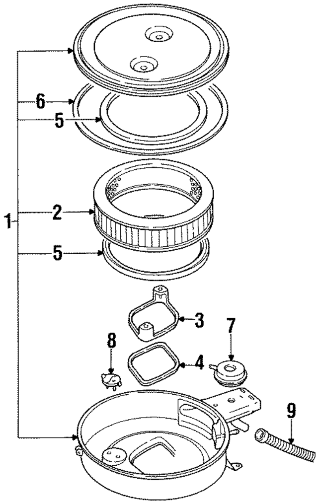 1650012G01 - : Air Cleaner Assembly for Nissan Image