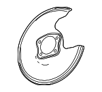 47882F6010 - : Backing Plate for Lexus: NX250, NX350, NX350h, NX450h+, RZ300e, RZ450e Image