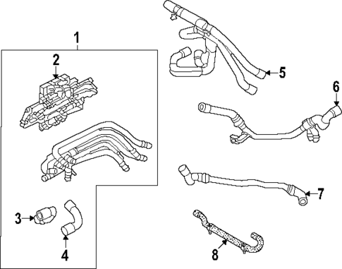 Hoses & Lines for 2025 Audi Q4 e-tron #7