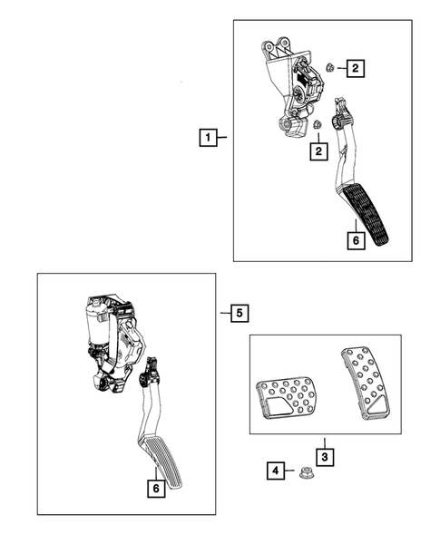 Accelerator Pedal for 2012 Dodge Charger #0
