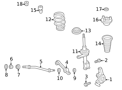 Suspension Components for 2001 Dodge Intrepid #0