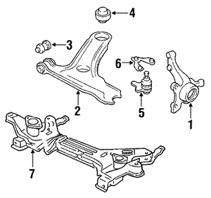 Suspension Components for 1995 Volkswagen Golf | OEM Parts