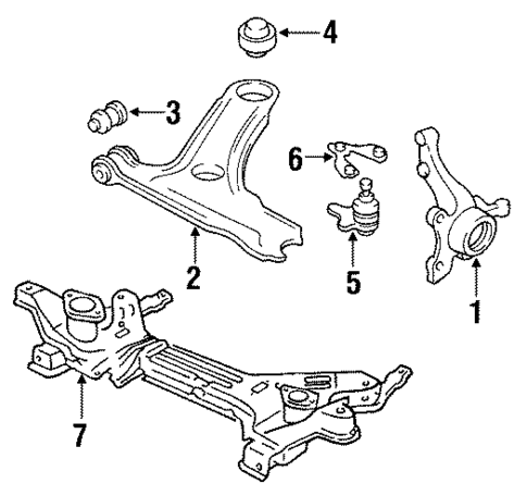 Suspension Components for 1997 Volkswagen Golf #0
