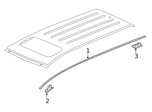 Exterior Trim - Roof for 2018 Honda Odyssey #0