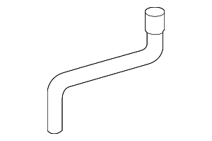 4K1122109B - Cooling System: Engine Coolant Overflow Hose for Audi Image