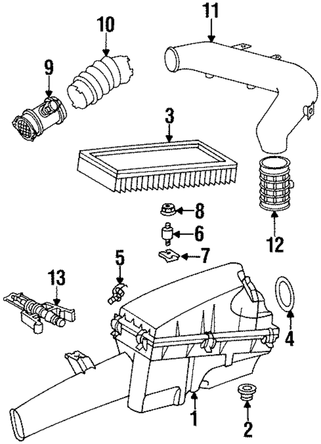 1040901101 - Engine: Air Cleaner for Mercedes-Benz Image