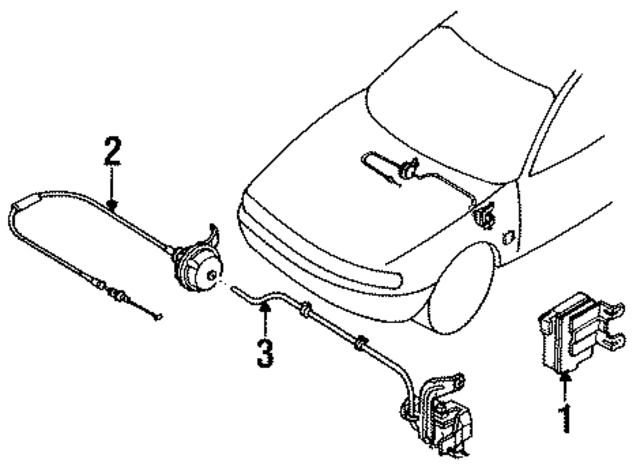 1891055Y01 - : Actuator Assembly for Nissan: NX, Sentra Image