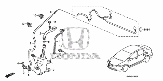 Windshield Washer for 2006 Honda Civic #0