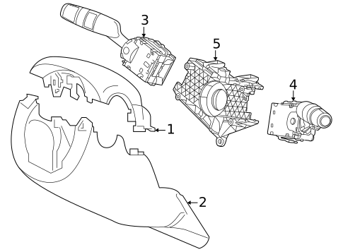 Switches, Solenoids & Actuators for 2023 Honda Pilot #0