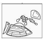 924012G620 - Electrical: Tail Lamp Assembly for Kia: Optima Image