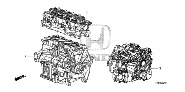 Engine Assy. - Transmission Assy. for 2012 Honda Fit #0