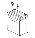 31500SB2100M - Electrical: Battery for Honda: Accord, Civic, CR-V, CRX, Insight, S2000 Image