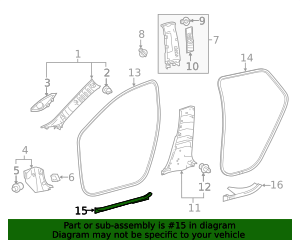 67913-12340-C0 - Door Sill Plate - 2019-2025 Toyota | OEM Genuine ...
