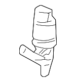 99662817200 - Body: Washer Pump for Porsche: 911, Boxster, Carrera GT Image