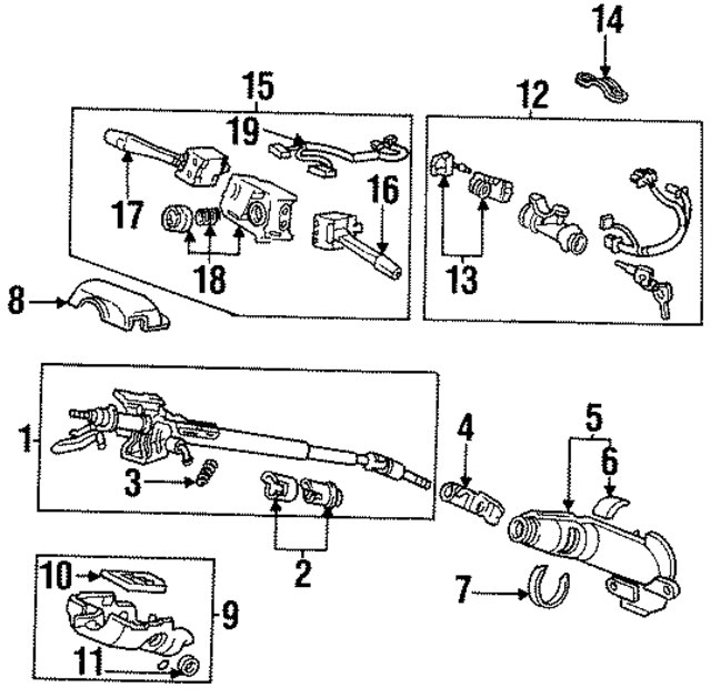 53320SV4A80 - Steering: Cover for Honda Image