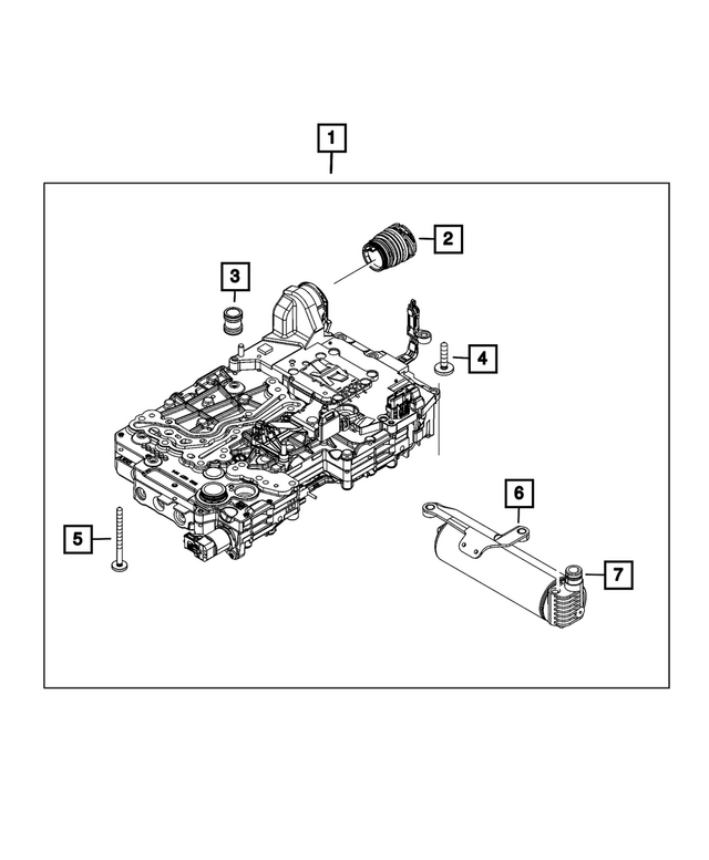 68661447AA - Transmission: Transmission Valve Body &amp; Control Unit for Mopar Image