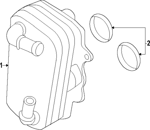 Oil Cooler for 2023 Ford F-250 Super Duty #0