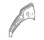 LR037634 - Body: Outer Wheelhouse for Land Rover: Range Rover Image