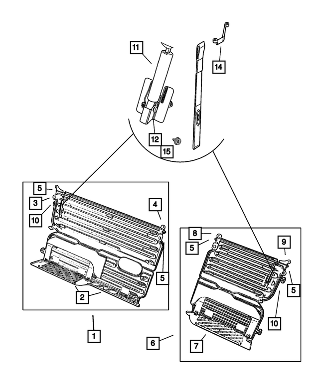 « 5HH78DX9AC – Interior Trim : Plancher De Chargement Base pour Mopar Image »