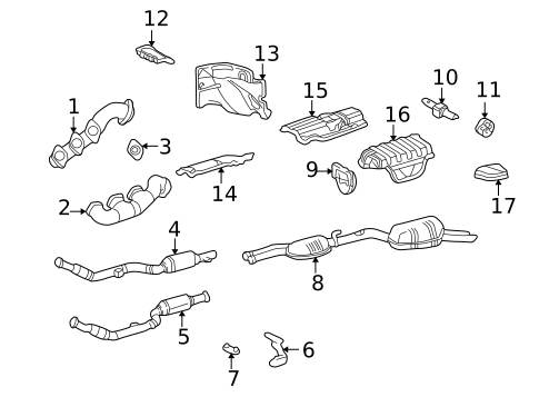 Brackets, Flanges & Hangers for 2001 Mercedes-Benz E55 AMG #0