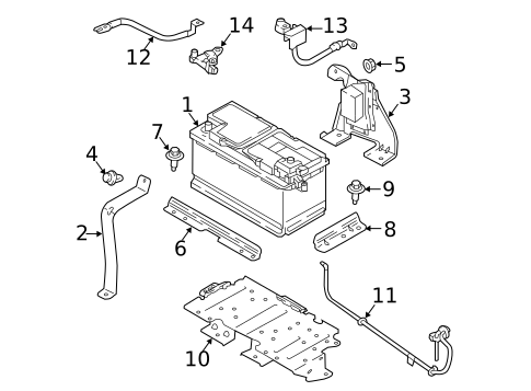 Battery for 2020 Jaguar F-Type #1