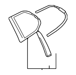 95554311176 - : Quarter Glass for Porsche: Cayenne Image