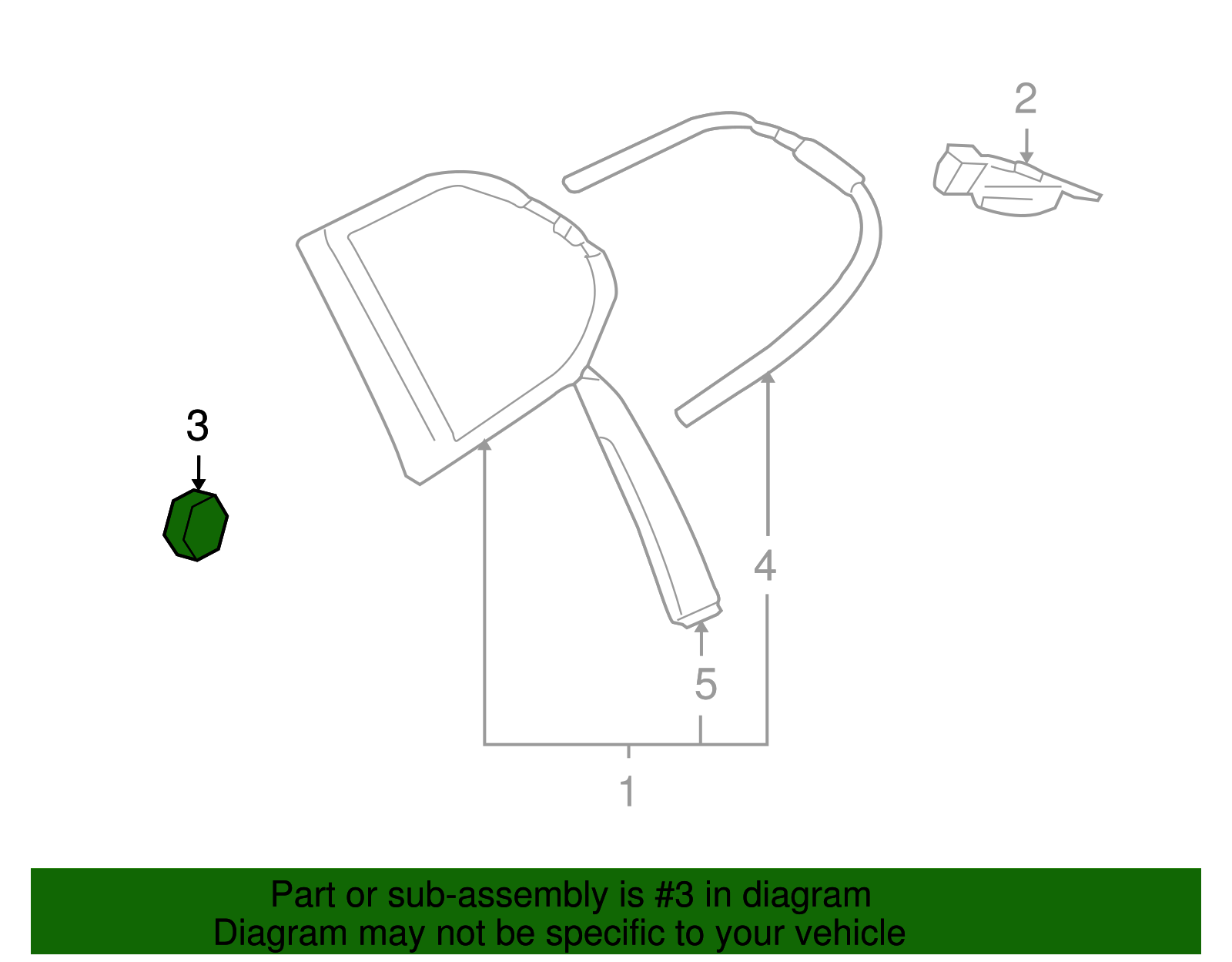 Quarter Glass Nut - Porsche (N-908-802-04)