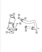 53032853AC - Emission Controls: Egr Tube for Mopar Image