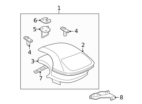 Cover & Components for 2001 Jaguar XK8 #0