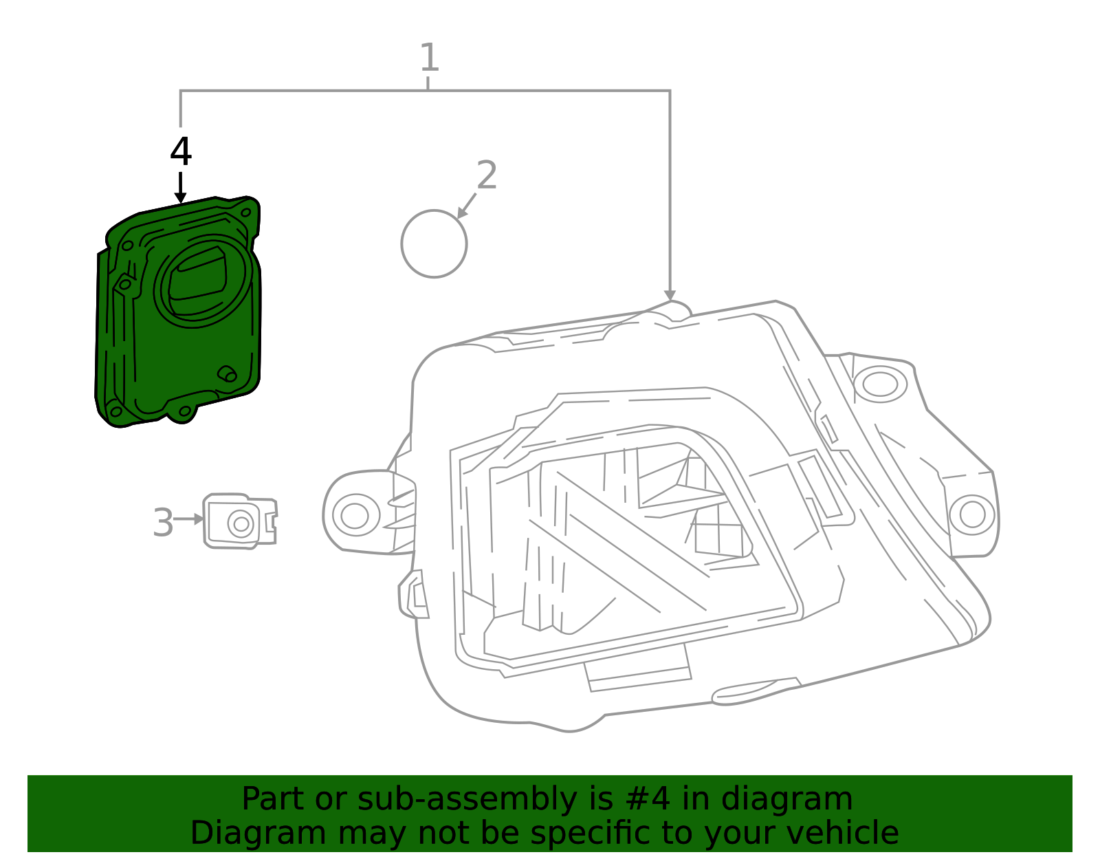 2018-2019 Cadillac XTS Headlamp LED Driver Module 84124789 | Capital ...