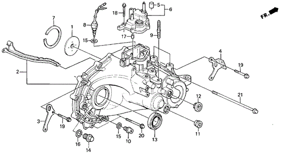 MT Transmission Housing for 1993 Honda Prelude #0