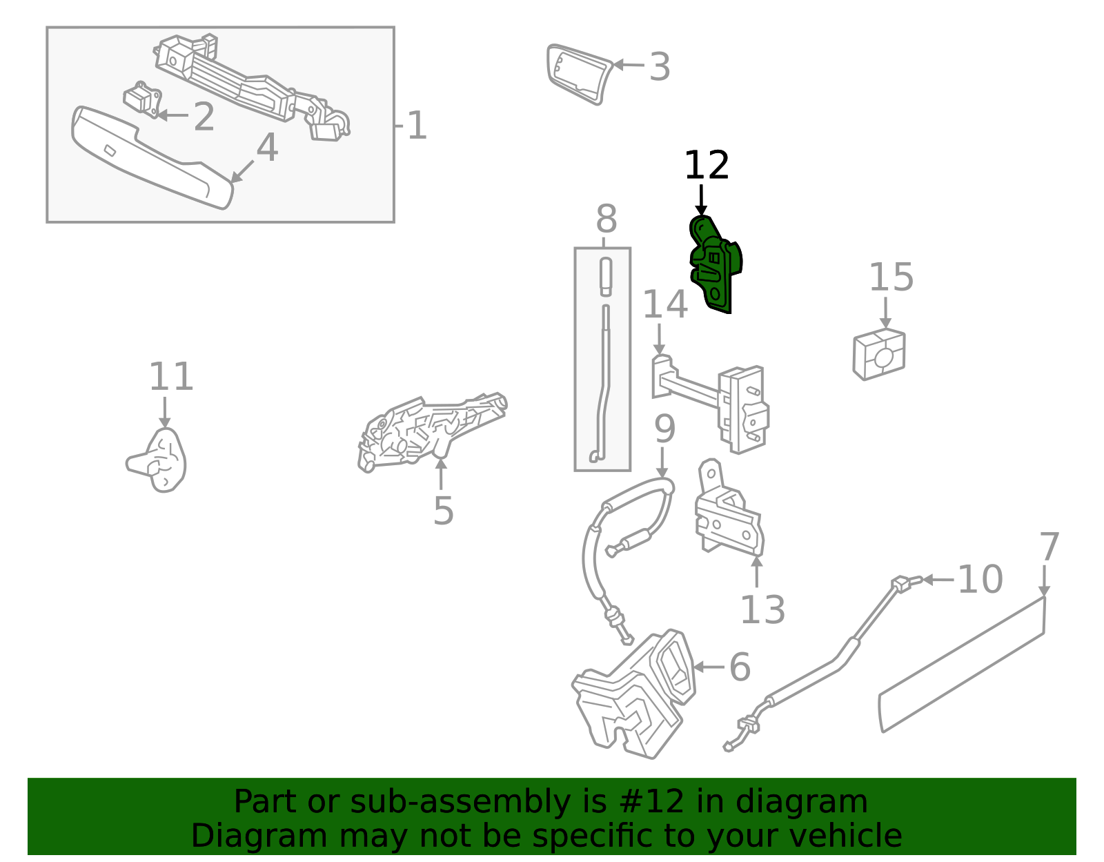 2024-2026 Acura ZDX Door Hinge 85644413 | OEM Parts Online