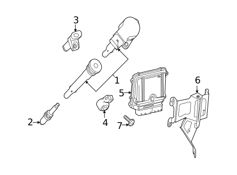 Ignition System for 2011 Mercedes-Benz E63 AMG #0