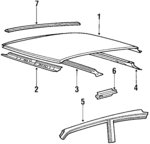90181570 - Body: Roof Panel for GM Image