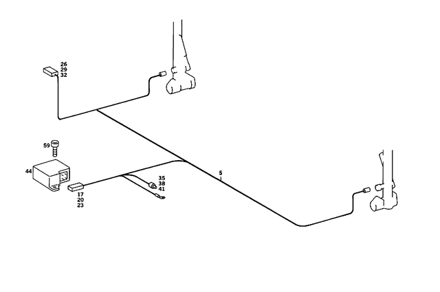 95451628 - Electrical System: Receptacle Housing for Mercedes-Benz Image image